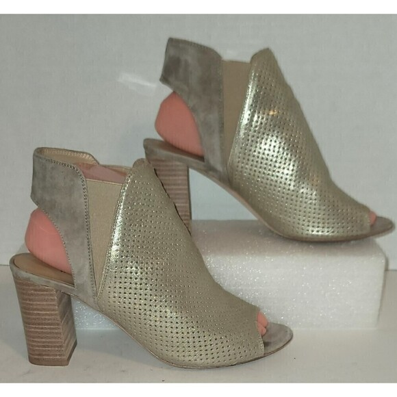 Van Eli Blanch Patino Charm Open Toe Bootie - Size 8.5 - Picture 1 of 12